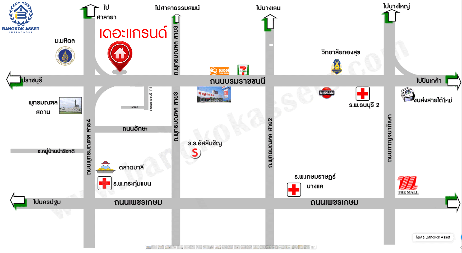 คฤหาสน์สุดหรู ดีไซน์สุด Luxury ติดถนนบรมราชชนนี โครงการ เดอะแกรนด์ ปิ่นเกล้า หลังมุม บนเนื้อที่ถึง 111.6 ตร.ว. ฟังก์ชัน 4 ห้องนอน 5 ห้องน้ำ 1 ห้องแม่บ้าน จอดรถได้ 2 คัน พร้อมบรรยากาศ Private บนทำเลเชื่อมต่อหลายเส้นทาง อาทิถนนบรมราชชนนี, ถนนพุทธมณฑลสาย3 ใกล้เซ็นทรัล ปิ่นเกล้า, ม.มหิดล และทางคู่ขนานลอยฟ้าบรมราชชนนี...